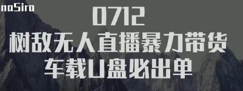 树敌‮习研‬社抖音无人直播暴力带货车载U盘必出单，单号单日产出300纯利润-氢气球网创资源库