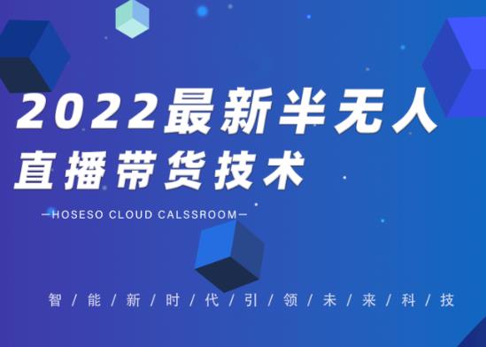 禾兴社·2022最新抖音半无人直播带货技术及卡直播广场玩法，价值699元-氢气球网创资源库