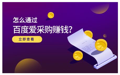 大王·怎么通过百度爱采购赚钱，已经通过百度爱采购完成200多万的销量-氢气球网创资源库
