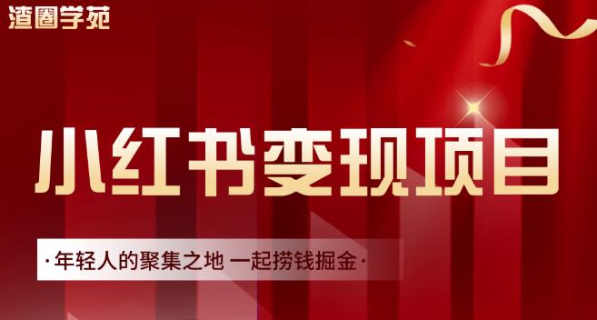 渣圈学苑·小红书虚拟资源变现项目，一起捞钱掘金价值1099元-氢气球网创资源库