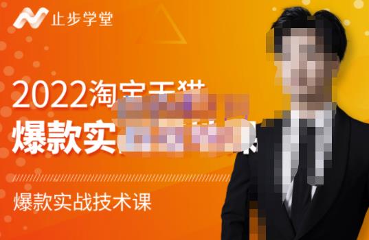 止步学堂·2022淘宝天猫爆款打造系列课-比克，爆款实战落地教程价值1980元-氢气球网创资源库