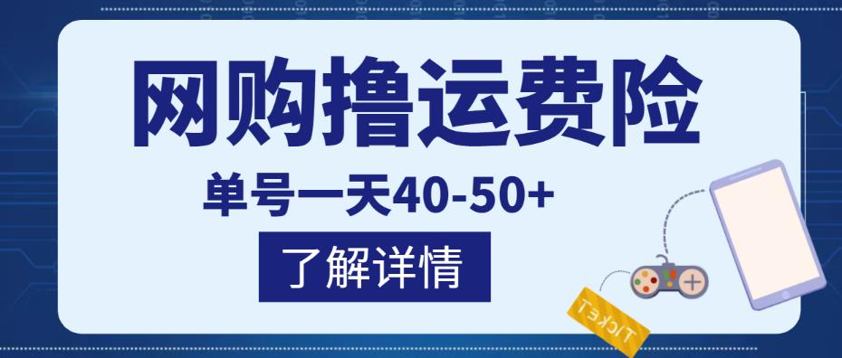 网购撸运费险项目，单号一天40-50+，实实在在能够赚到钱的项目【详细教程】-氢气球网创资源库