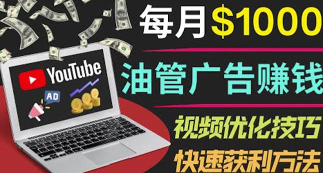 YouTube广告赚钱项目：只需发布视频就有收入，月入7000+副业-氢气球网创资源库