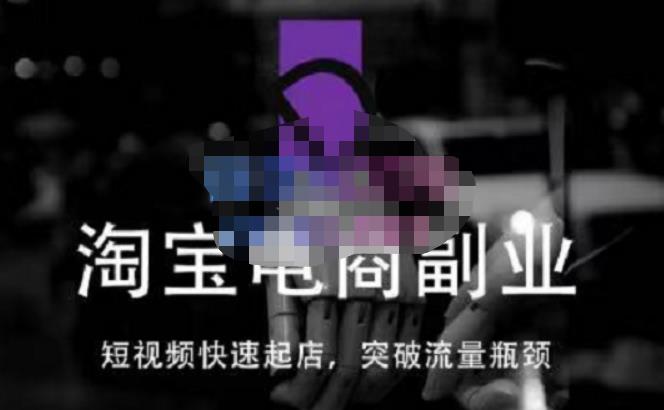 蓝Sir派·淘宝短视频快速起店，替代传统搜索方式，学会做一个不一样的淘宝店-氢气球网创资源库