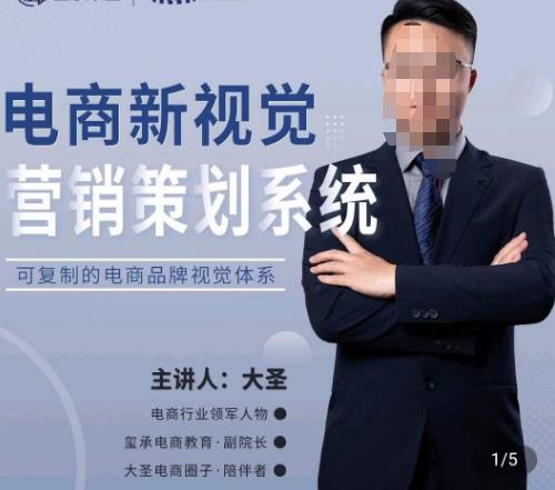 大圣·电商新视觉营销策划系统，可复制的电商品牌视觉识别系统-氢气球网创资源库