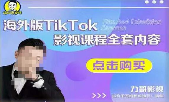 海外TikTok影视课程全套，从搭建渠道，到如何正确使用账号，到未来的变现渠道等-氢气球网创资源库