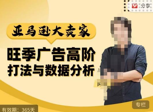 阿甘·亚马逊大卖家广告高阶打法与数据分析，走出传统广告误区；揭秘大卖惯用打法；数据驱动广告决策-氢气球网创资源库