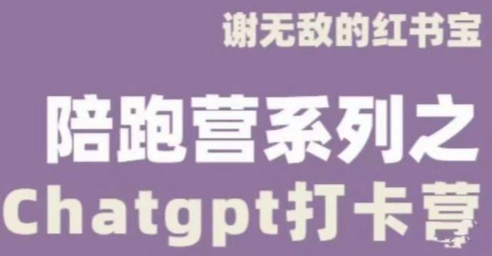 谢无敌ChatGPT打卡营，教你更好地使用ChatGPT来提高工作效率-氢气球网创资源库