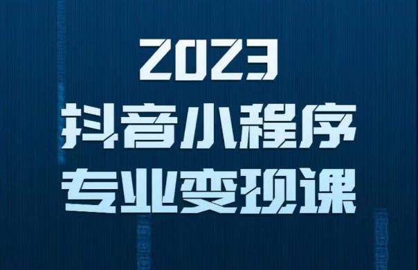 2023年抖音小程序变现保姆级教程，0粉丝新号，无需实名，3天起号，第1条视频就有收入-氢气球网创资源库