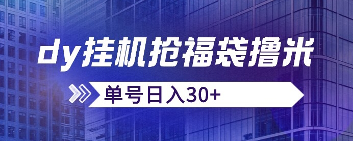 抖音抢福袋/抢红包脚本，只要号多放着一天抢个30+没问题的【揭秘】-氢气球网创资源库