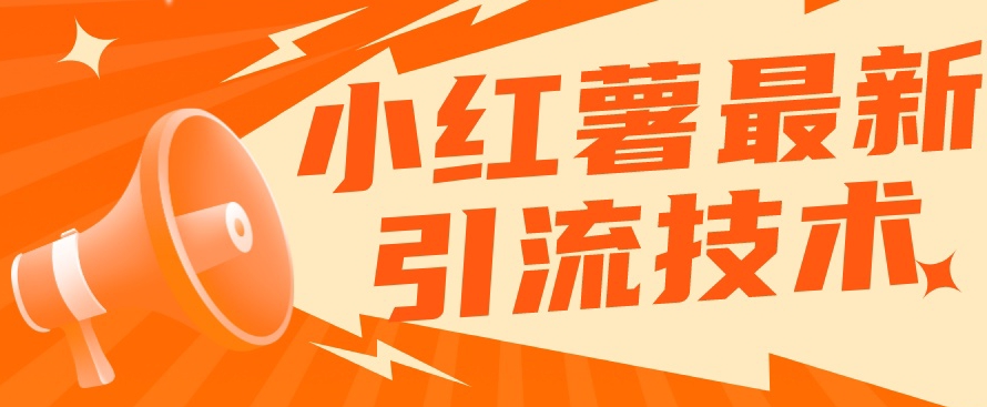 小红书最新引流技术，真正实现解放双手暴力引流-氢气球网创资源库