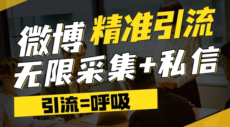 微博最新引流技术，软件提供博文评论采集+私信实现精准引流【揭秘】-氢气球网创资源库