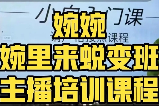 婉婉·婉里来蜕变班（主播课）全方位理解底层逻辑并灵活运用-氢气球网创资源库