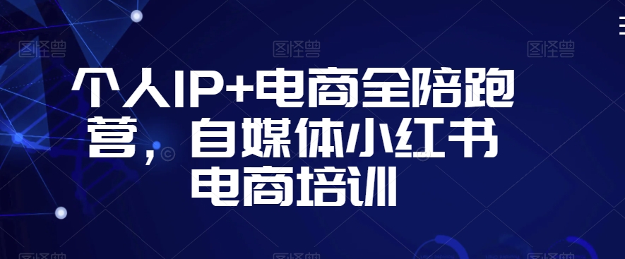 个人IP+电商全陪跑营，自媒体小红书电商培训-氢气球网创资源库