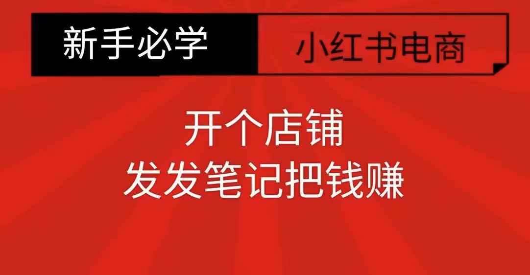 小红书零食共创【新手易上手】开个店铺，发发笔记把钱赚-氢气球网创资源库