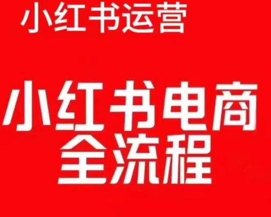 红薯电商实操课，小红书电商全流程-氢气球网创资源库