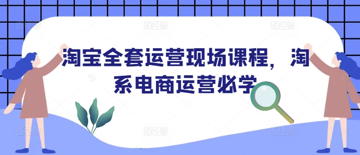 淘宝全套运营现场课程，淘系电商运营必学-氢气球网创资源库