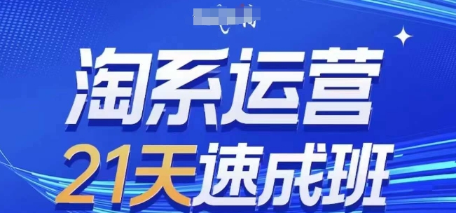淘系运营21天速成班(更新25年2月)，0基础轻松搞定淘系运营，不做假把式-氢气球网创资源库
