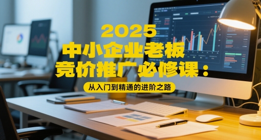 2025中小企业老板竞价推广必修课：从入门到精通的进阶之路-氢气球网创资源库